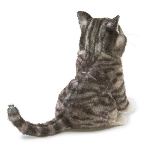 Mini Gray Tabby Cat | Folkmanis
