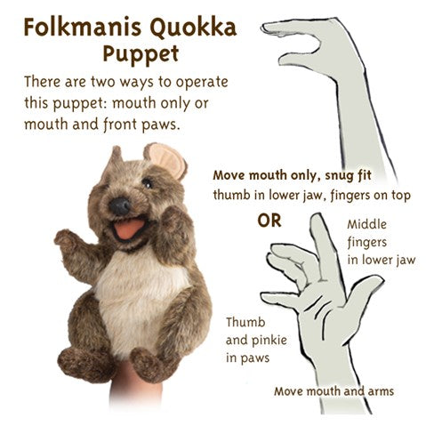 Quokka Hand Puppet | Folkmanis