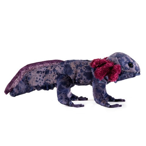 Black Axolotl Finger Puppet | Folkmanis