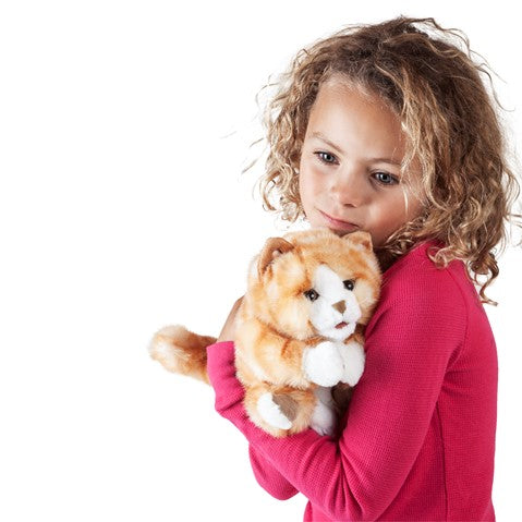 Orange Tabby Kitten Hand Puppet | Folkmanis