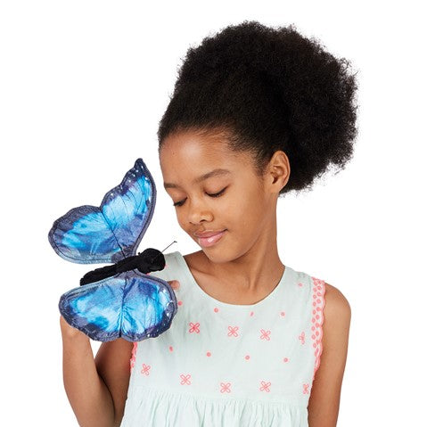 Blue Morpho Butterfly Hand Puppet | Folkmanis