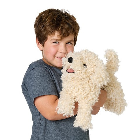 White Poodle Puppy | Folkmanis