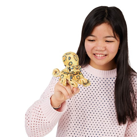 Mini Blue-Ringed Octopus Finger Puppet | Folkmanis