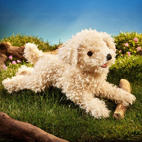White Poodle Puppy | Folkmanis