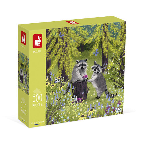 Puzzle Raccoon Bandits - 500 Pieces | Janod