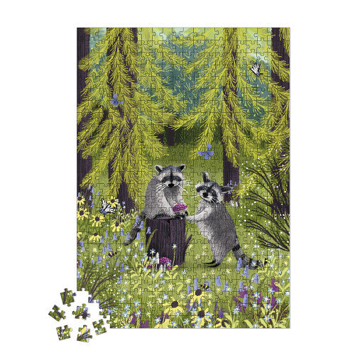 Puzzle Raccoon Bandits - 500 Pieces | Janod