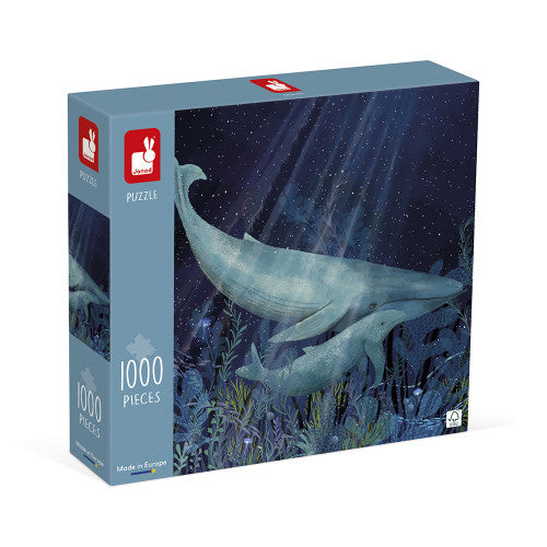 Puzzle Whales In The Deep - 1000 Pcs | Janod