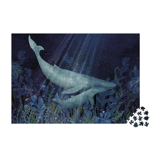 Puzzle Whales In The Deep - 1000 Pcs | Janod