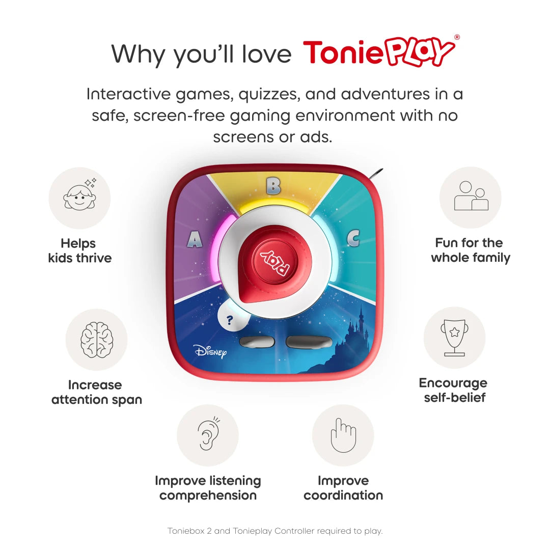 Disney Quiz Kingdom Tonieplay Controller + Game Set | Tonies