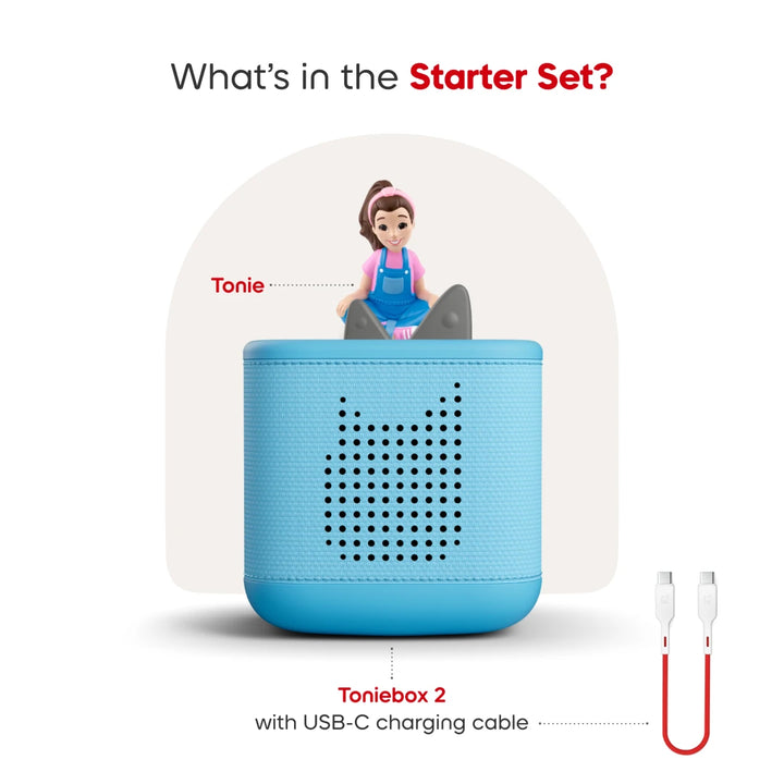 Toniebox 2 Starter Set: Ms. Rachel - Sky Blue | Tonies