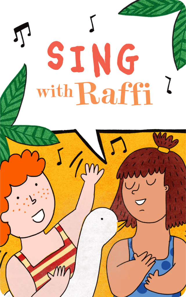 cover art of sing with raffi 