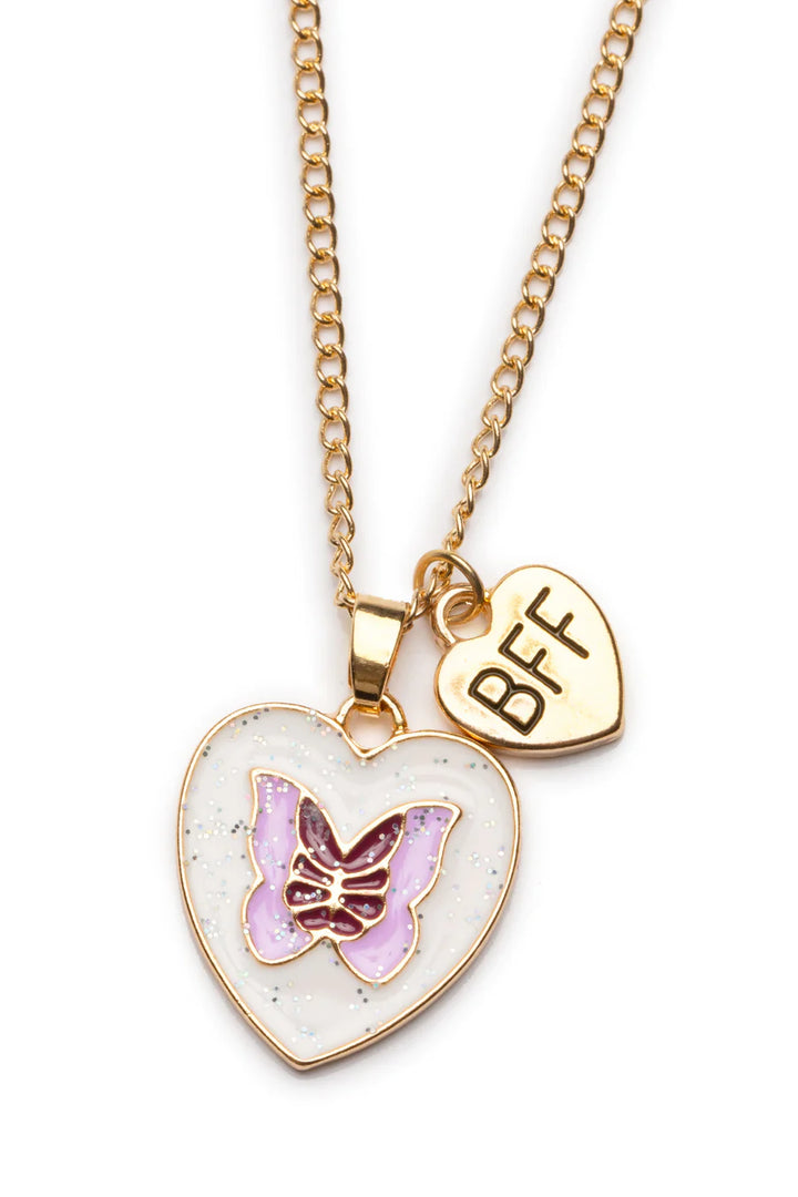 Rainbow Butterfly BFF Necklace  | Great Pretenders