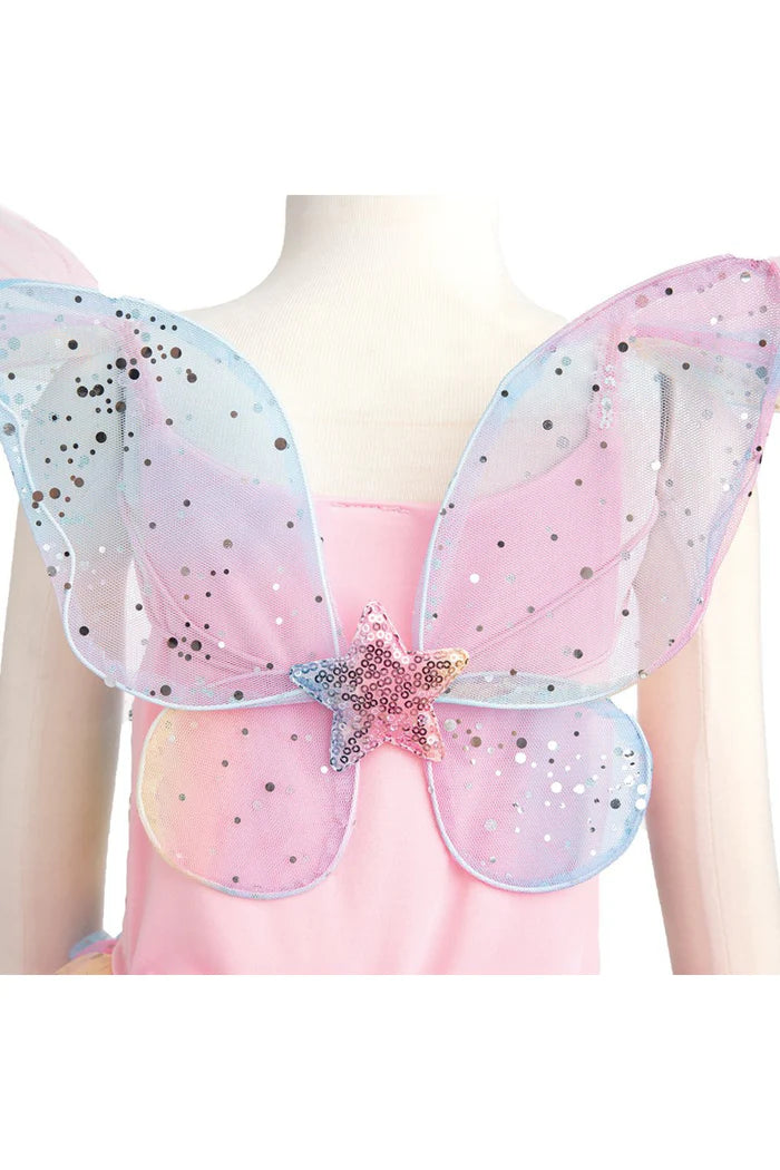 Rainbow Fairy Dress & Wings | Great Pretenders