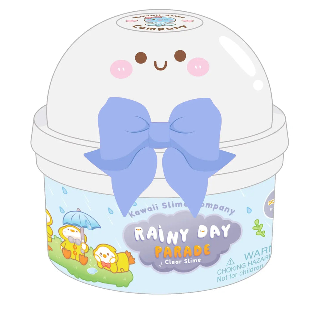 Rainy Day Parade Clear Slime | Kawaii Slime Company