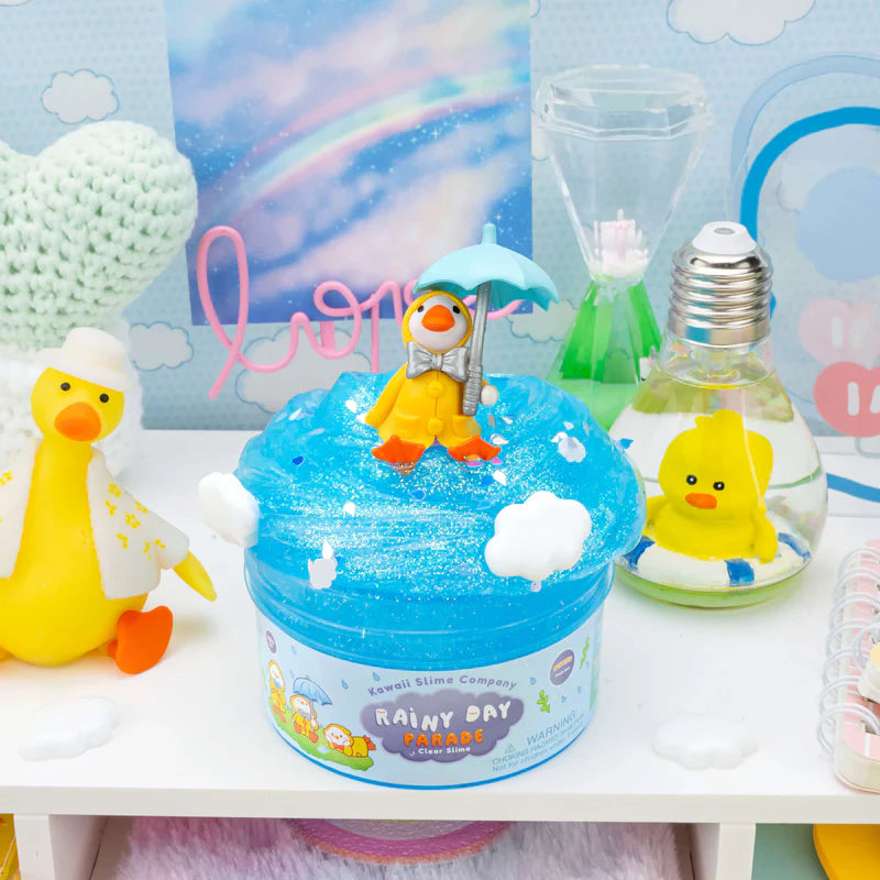 Rainy Day Parade Clear Slime | Kawaii Slime Company