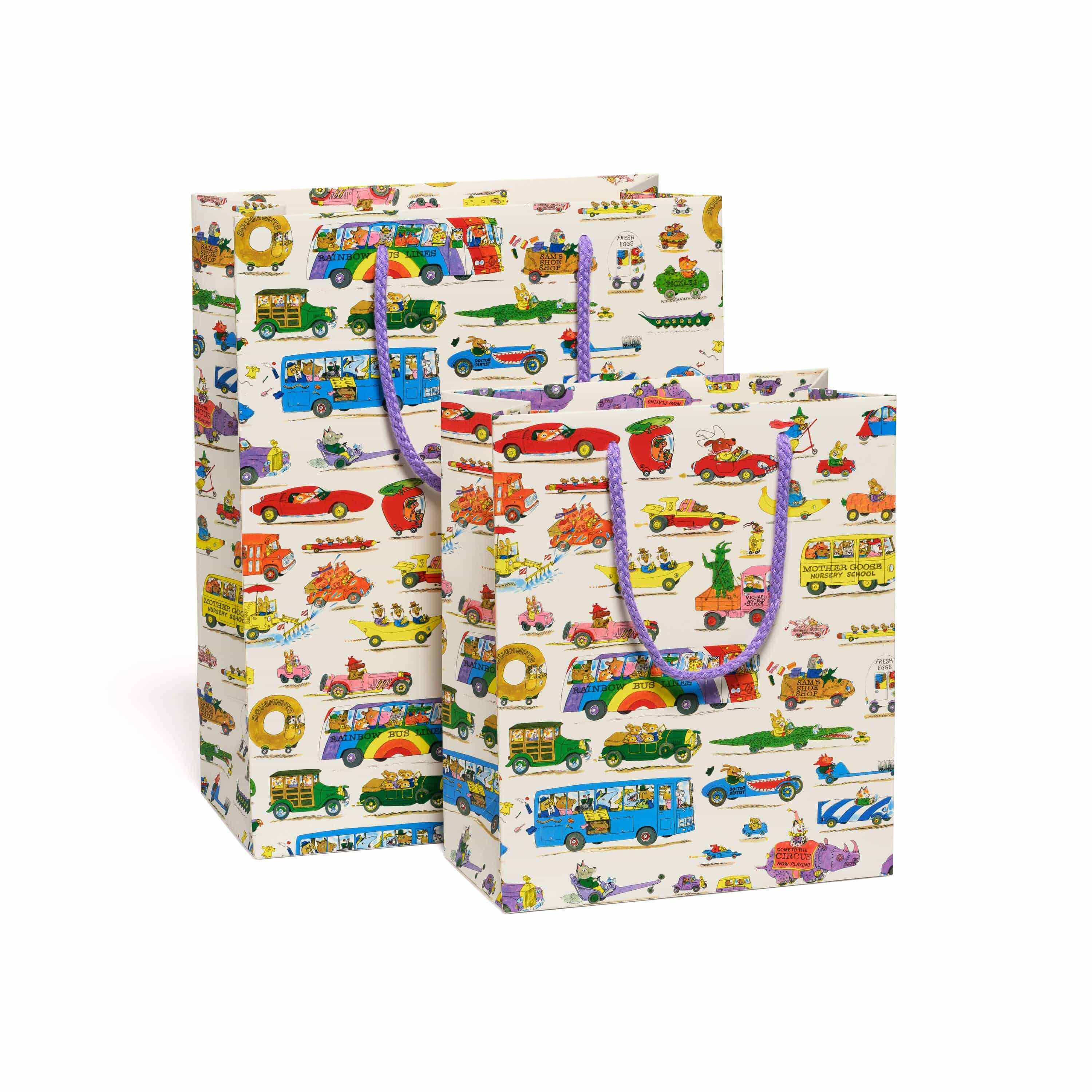 Red Cap Cards Party Richard Scarry Busytown Cars Gift Bags