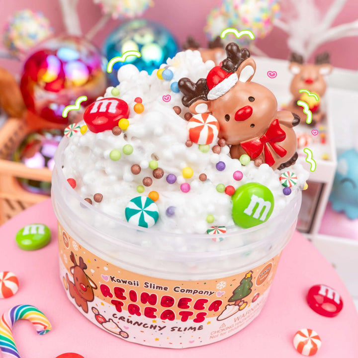 Reindeer Treats Crunchy Slime | Kawaii Slime Company