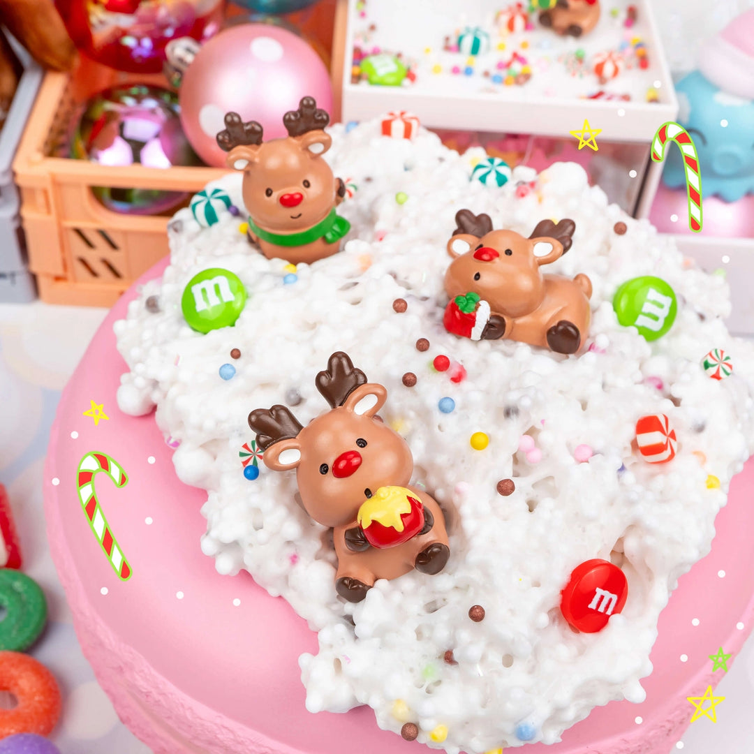 Reindeer Treats Crunchy Slime | Kawaii Slime Company