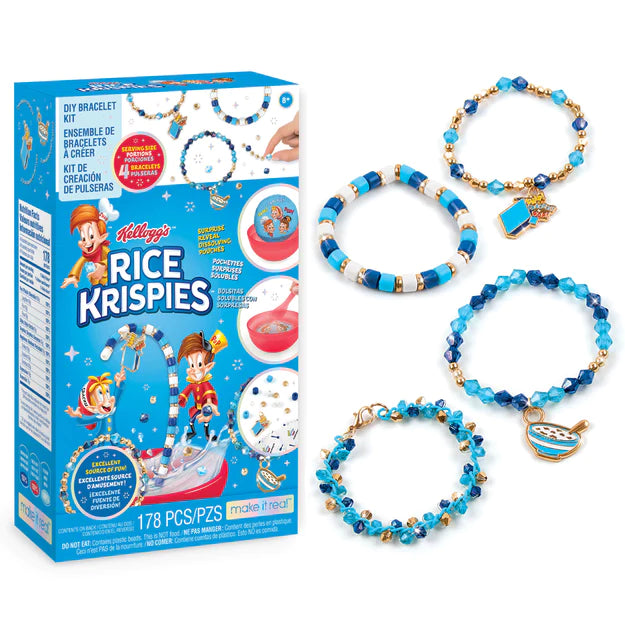 Cereal-sly Cute Kellogg’s Rice Krispies DIY Bracelet Kit | Make it Real