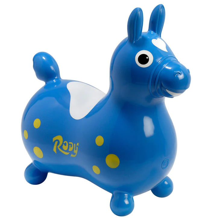 Rody Inflatable Bounce Horse - Blue