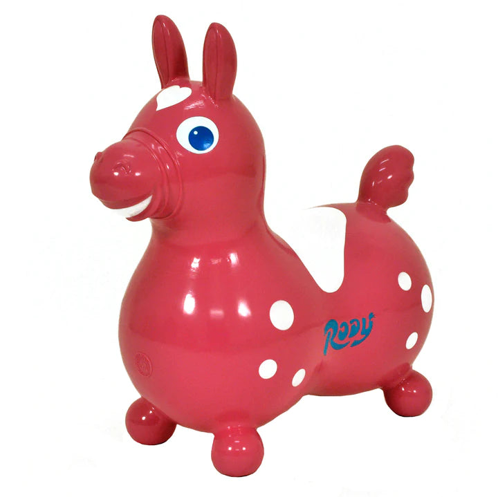 Rody Inflatable Bounce Horse - Pink