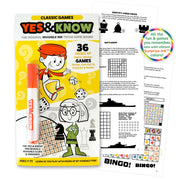 The Original Yes & Know® Invisible Ink Trivia Game Books: Classic Games | Tree Town Toys