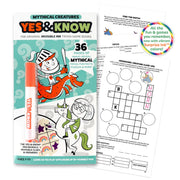 The Original Yes & Know® Invisible Ink Trivia Game Books: Mythical Creatures | Tree Town Toys