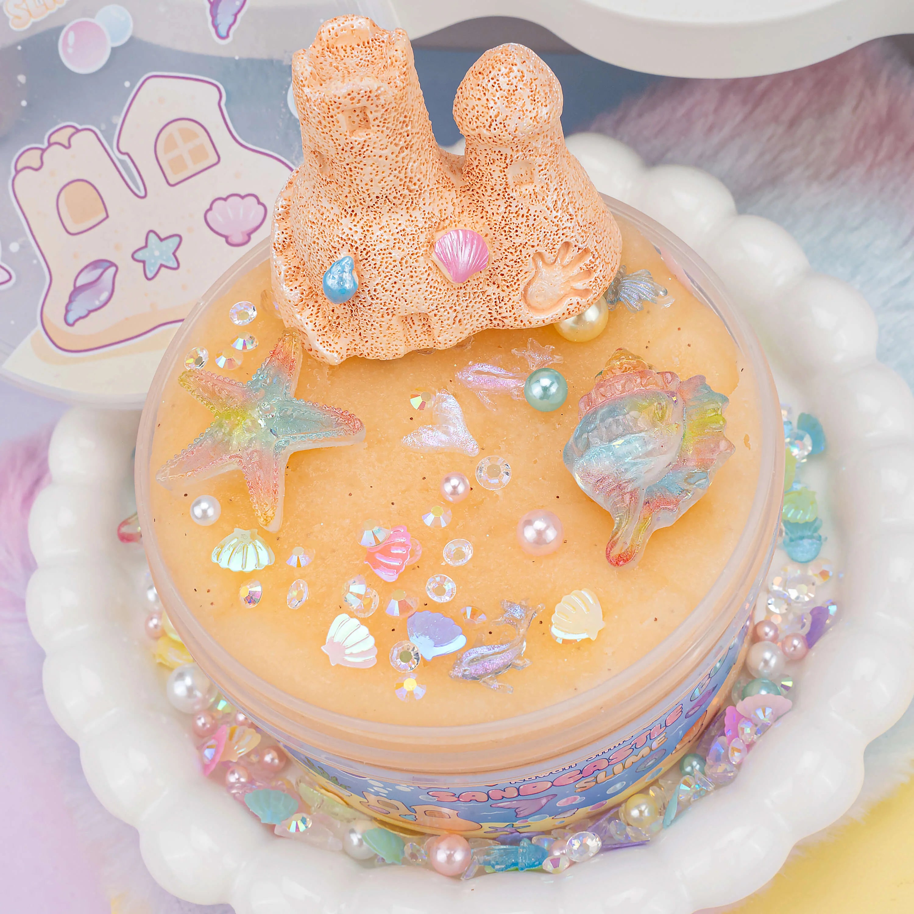 Sandcastle Cove Signature Dome™ Slime | Kawaii Slime Company