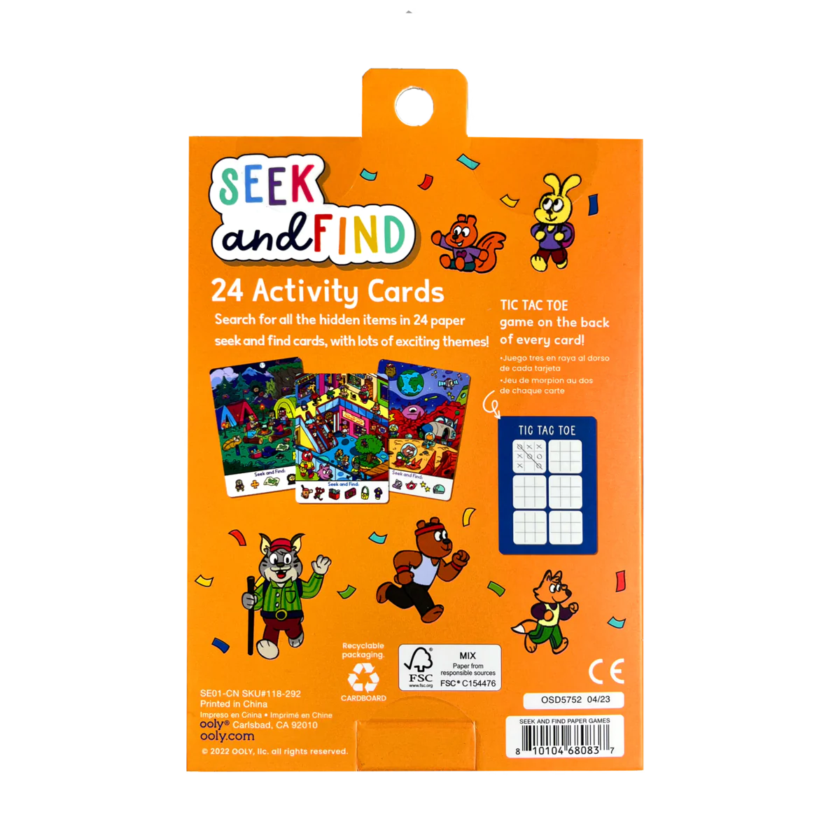 cover art of back of seek and find packaging