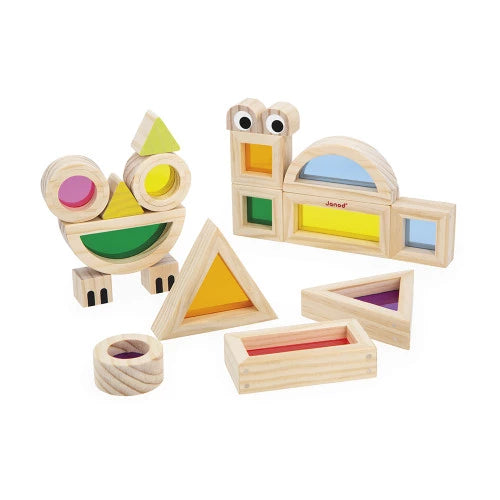 Translucent Blocks - Sensory Toy  | Janod