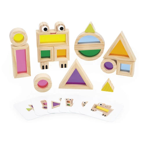 Translucent Blocks - Sensory Toy  | Janod