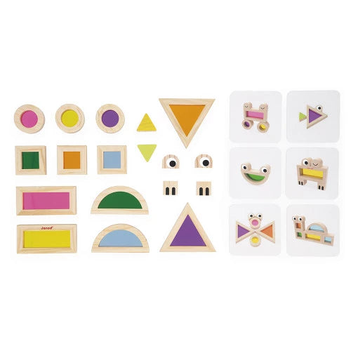 Translucent Blocks - Sensory Toy  | Janod