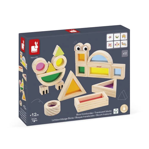 Translucent Blocks - Sensory Toy  | Janod