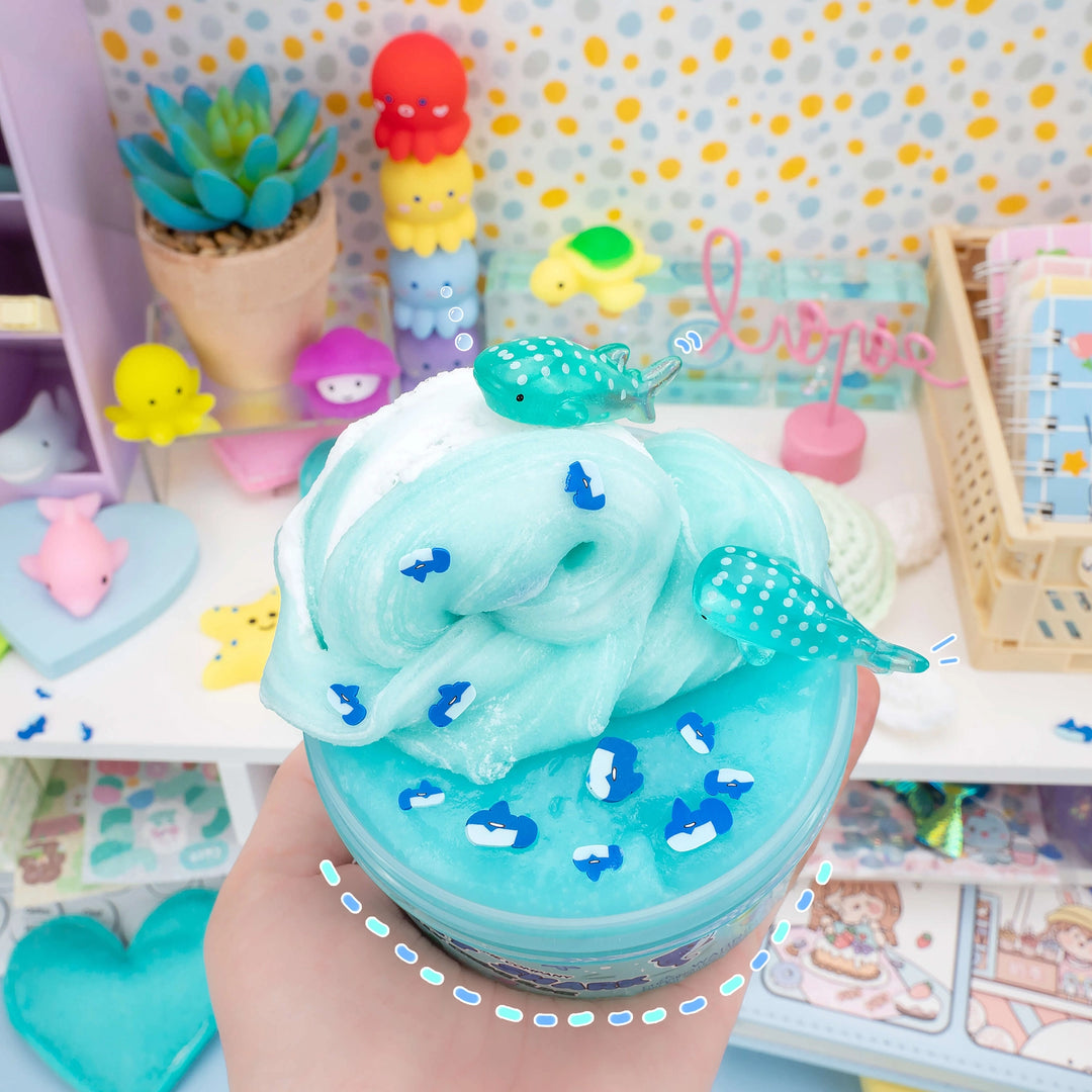 Gummy Shark Jelly Creme Slime | Kawaii Slime Company