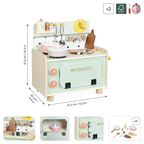 Cottage Chic Mini Kitchenette | Janod - LOCAL PICK UP ONLY