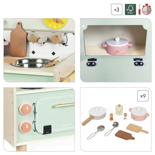 Cottage Chic Mini Kitchenette | Janod - LOCAL PICK UP ONLY