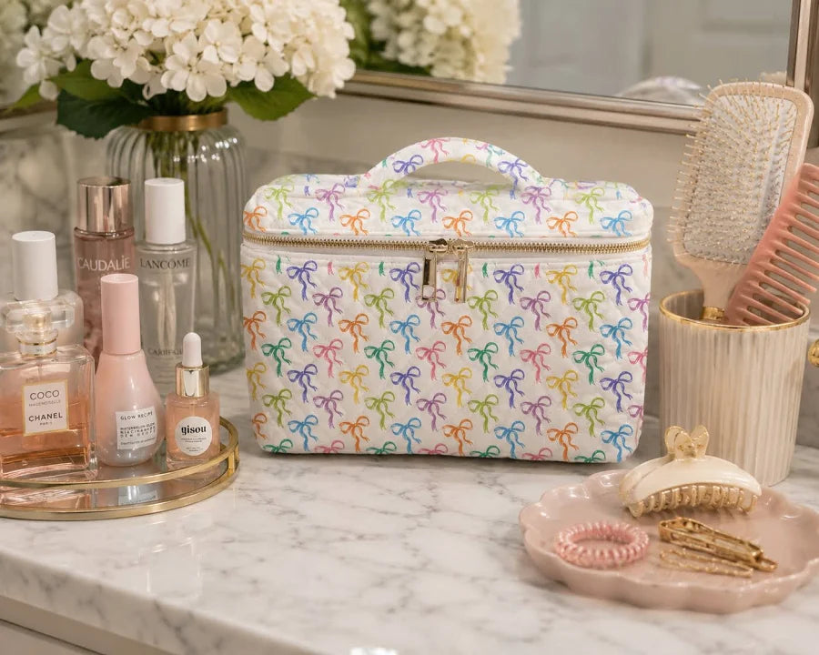 Vivid Bow Vanity Bag | Mavi Bandz
