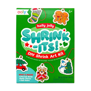 Shrink-Its! Mini DIY Shrink Art Kit - Holly Jolly - 5 Charms | OOLY