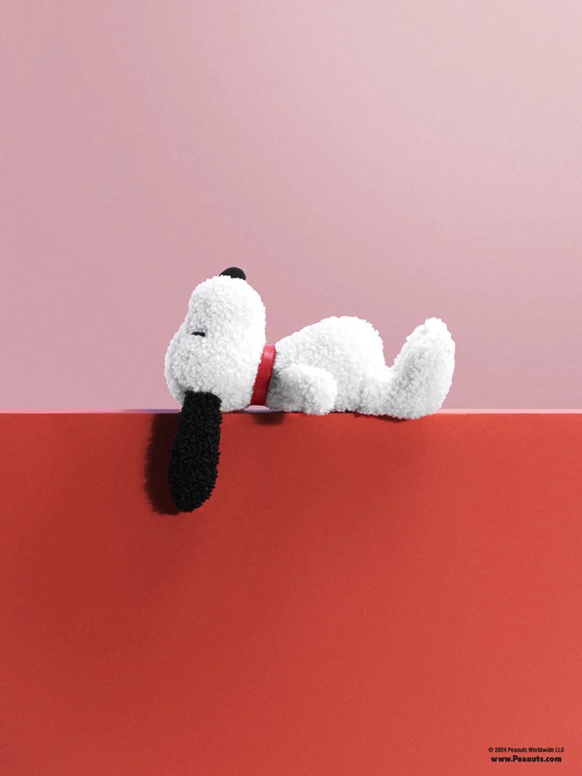 Snoopy ECO Tiny Teddy Cream in giftbox - 7" | Bon Ton Toys