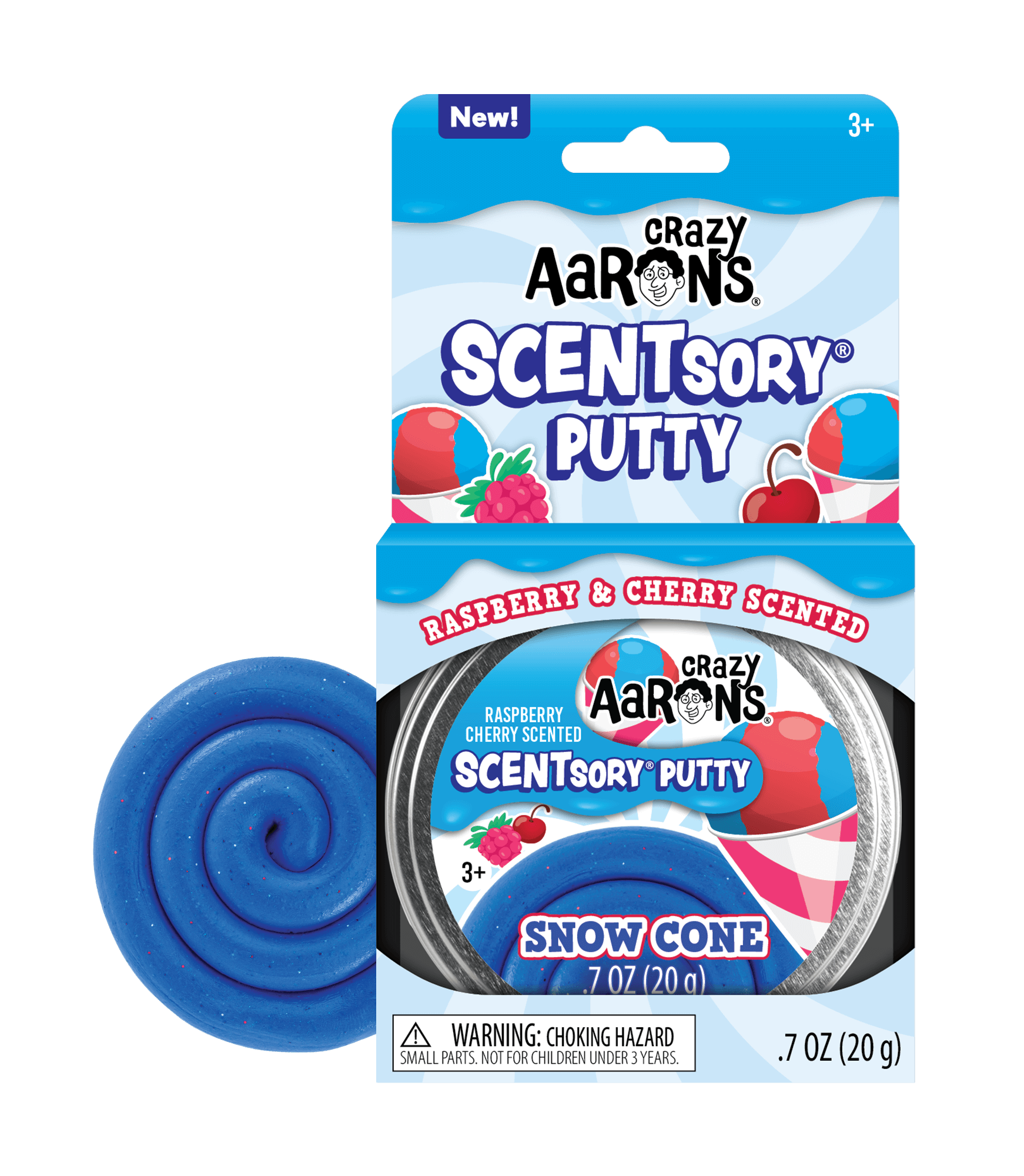 SCENTsory Snow Cone - Thinking Putty | Crazy Aaron's