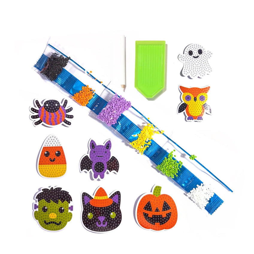 Mini Razzle Dazzle Diy Gem Sticker Kit - Spooky Fun | OOLY