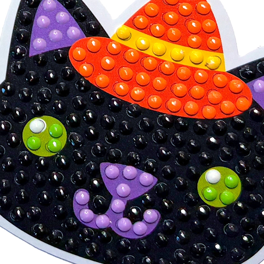 Mini Razzle Dazzle Diy Gem Sticker Kit - Spooky Fun | OOLY