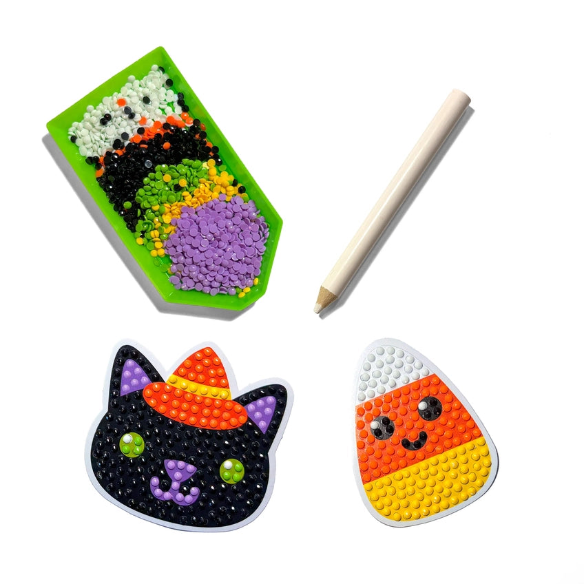 Mini Razzle Dazzle Diy Gem Sticker Kit - Spooky Fun | OOLY