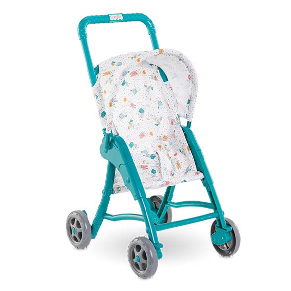angled front view of stroller