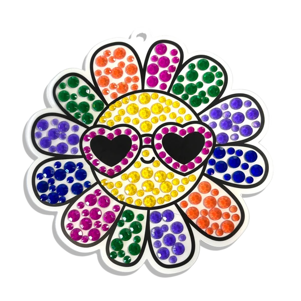Sun Sparkles Gem Suncatcher Kit - Rainbow Magic - 4 Designs | OOLY