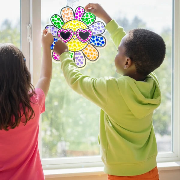 Sun Sparkles Gem Suncatcher Kit - Rainbow Magic - 4 Designs | OOLY
