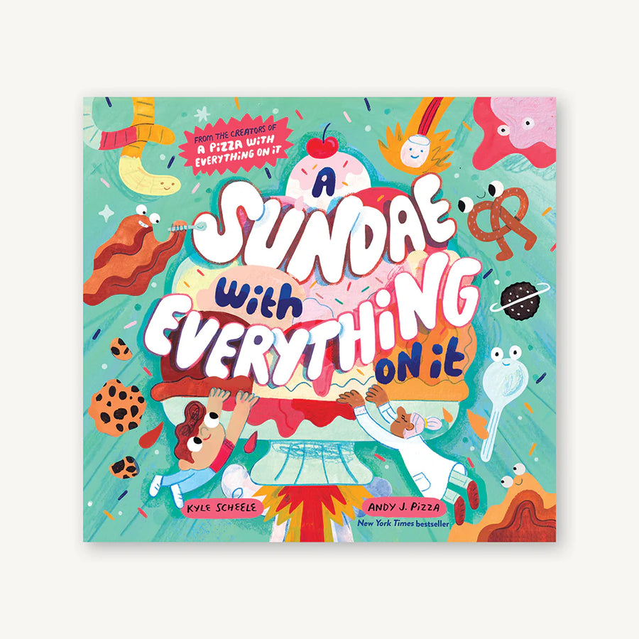 cover art of a sundae with everything on it