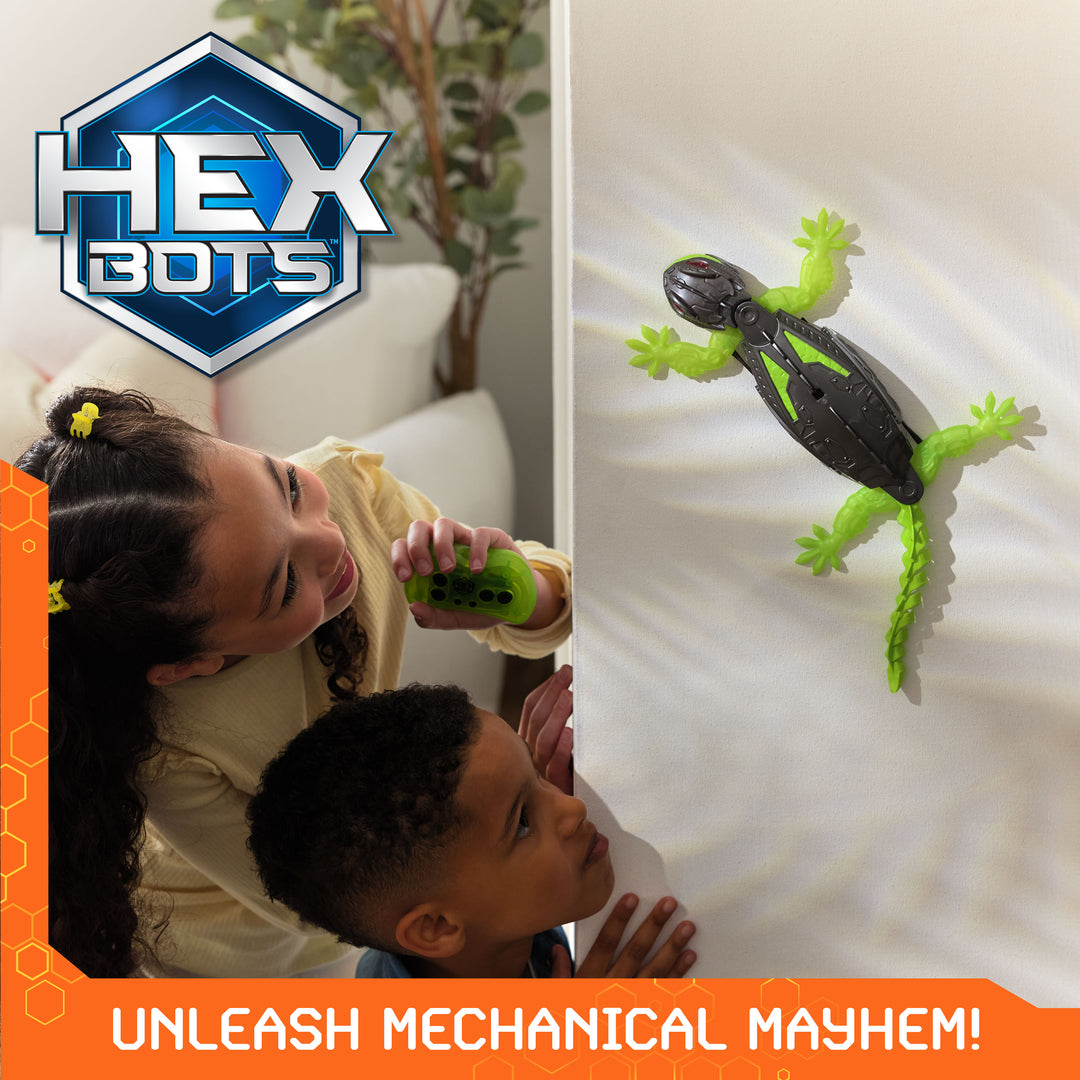 HEX BOTS Wall Crawler Gecko | Spin Master
