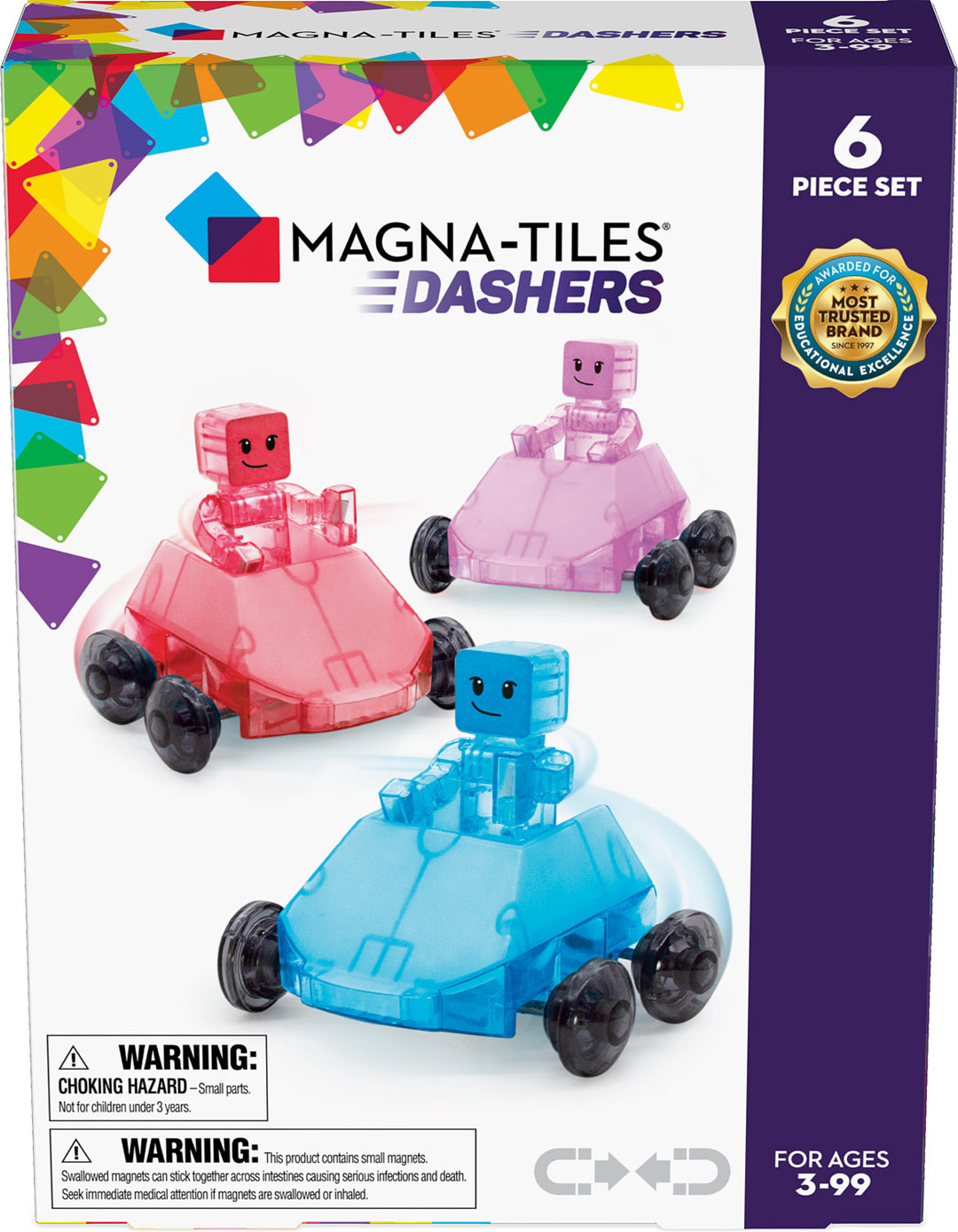 Dashers 6-Piece Set | Magna-Tiles