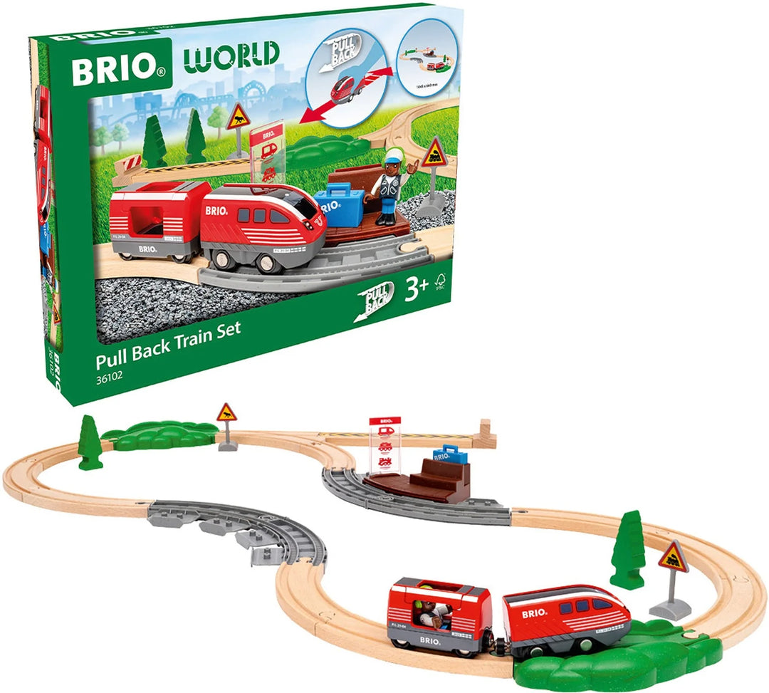 Pull-Back Train Set | BRIO - LOCAL PICK UP ONLY
